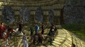 Пару добросовестных гномов с бочонком решили уединиться